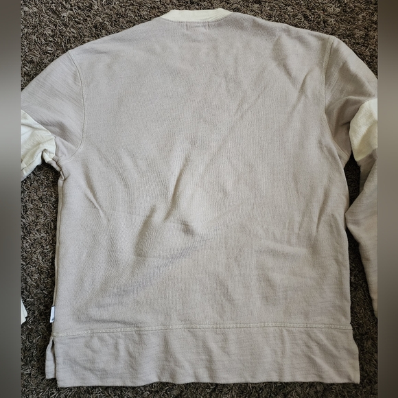 Adriano Goldschmied Hydro Ivory Color Block Pullover Sweater S - Picture 5 of 5